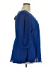 Torrid 100% Polyester Blue 3/4 Sleeve Blouse Size 2X Plus (2) - photo 4