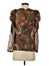 Ulla Johnson Paisley Brown Long Sleeve Blouse Size 4 - photo 2