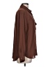 Pleione 100% Polyester Solid Brown Long Sleeve Blouse Size L - photo 4