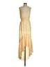 Ramy Brook Paisley Yellow Cocktail Dress Size L - photo 1
