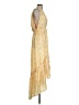 Ramy Brook Paisley Yellow Cocktail Dress Size L - photo 4