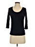 Talbots Black 3/4 Sleeve Top Size XS - photo 1