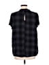 Torrid Black Short Sleeve Blouse Size Med Plus (00) - photo 2