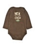 Hb Graphic Brown Long Sleeve Onesie Size 6-9 mo - photo 1