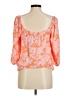 Sanctuary 100% Rayon Orange 3/4 Sleeve Blouse Size M - photo 2
