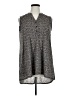 Cocomo Gray Tan Sleeveless Button-Down Shirt Size 1X - photo 1