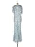 Mac Duggal 100% Polyester Blue Cocktail Dress Size 16 - photo 2