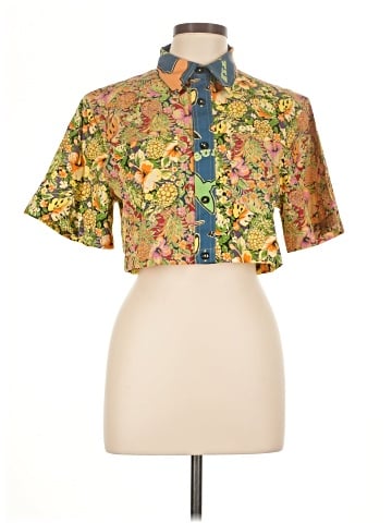 RE/DONE Short Sleeve Blouse (view 1)