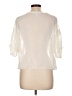 Rebellion 100% Polyester Ivory 3/4 Sleeve Blouse Size L - photo 2