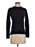 J. McLaughlin Stripes Blue Turtleneck Sweater Size XS - photo 1