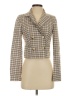 Miss Selfridge 100% Polyester Plaid Ivory Blazer Size 2 - photo 1