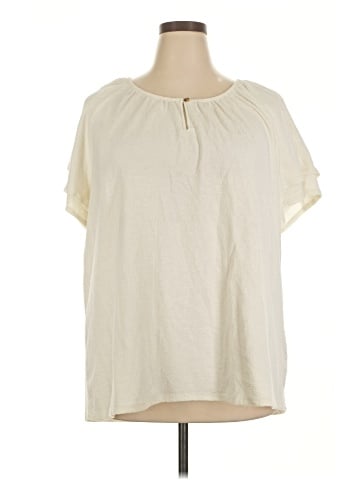 Terra & Sky Short Sleeve Blouse (view 1)