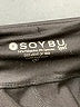 Soybu Solid Black Active Pants Size XL - photo 7