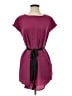 Fun2Fun Solid Burgundy Casual Dress Size S - photo 1