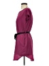 Fun2Fun Solid Burgundy Casual Dress Size S - photo 5