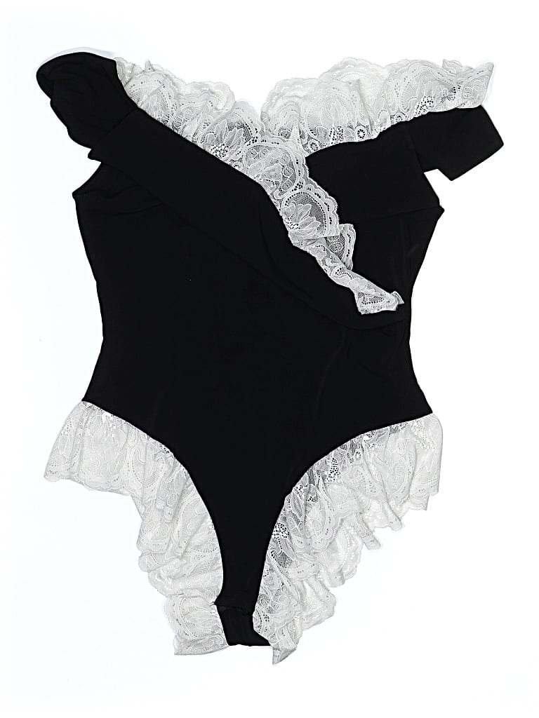 Pre-owned Unbranded Bodysuit In Black