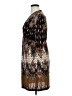 Cristinalove Print Brown Casual Dress Size XL - photo 5