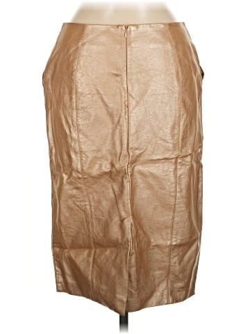 Atmosphere Faux Leather Skirt (view 2)