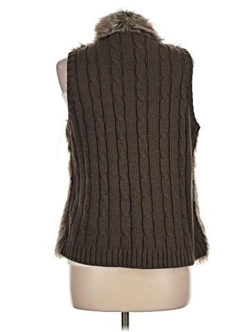 Joseph A. Faux Fur Vest (view 2)
