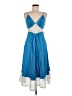 Line & Dot 100% Rayon Blue Cocktail Dress Size M - photo 1