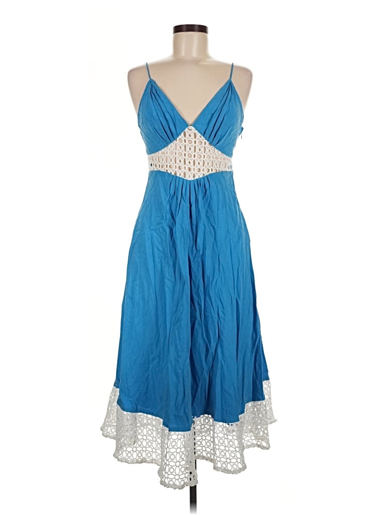 Pre-owned Line & Dot Cocktail Dress In Blue