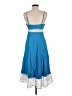 Line & Dot 100% Rayon Blue Cocktail Dress Size M - photo 2