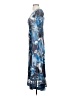 Komarov Floral Blue Cocktail Dress Size Sm (1) - photo 5