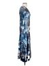 Komarov Floral Blue Cocktail Dress Size Sm (1) - photo 4