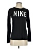 Nike 100% Polyester Black Long Sleeve T-Shirt Size S - photo 1