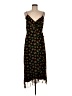 J.Crew Tropical Black Cocktail Dress Size 8 - photo 1