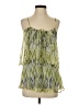 Ella Moss 100% Silk Green Sleeveless Silk Top Size S - photo 1