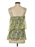 Ella Moss 100% Silk Green Sleeveless Silk Top Size S - photo 2