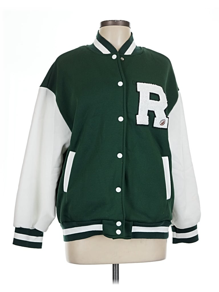 Pre-owned Shein Cardigan Sweater In Green