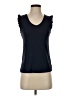 Caslon Blue Sleeveless T-Shirt Size XS - photo 1