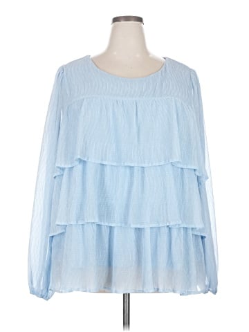 chic soul (chicsoul.com) Long Sleeve Blouse (view 1)