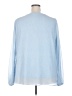 chic soul (chicsoul.com) 100% Polyester Blue Long Sleeve Blouse Size 3X - photo 2