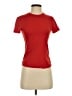 Theory Red Short Sleeve Turtleneck Size S - photo 1