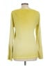 Cream 100% Cotton Yellow Long Sleeve Top Size L - photo 2