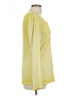 Cream 100% Cotton Yellow Long Sleeve Top Size L - photo 4
