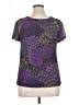Apt. 9 Purple Short Sleeve Blouse Size XL Petite - photo 2