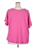 Shein Curve 100% Polyester Pink Short Sleeve Blouse Size 3X - photo 2