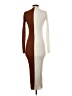 STAUD Color Block Brown Casual Dress Size XS - photo 2