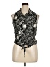 Harry Potter 100% Rayon Black Sleeveless Button-Down Shirt Size XL - photo 1