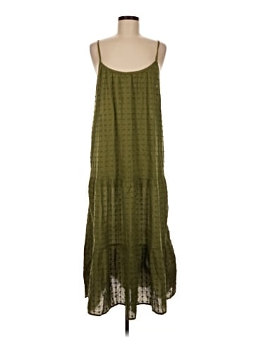 Madewell Swiss Dot Cover-Up Tiered Maxi Dress (view 1)