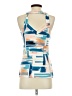 Deletta Blue Sleeveless Blouse Size S - photo 2