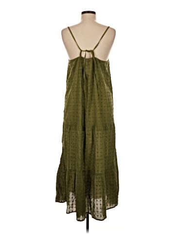 Madewell Swiss Dot Cover-Up Tiered Maxi Dress (view 2)