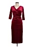 Unbranded Burgundy Cocktail Dress Size M - photo 1