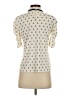 CeCe Ivory Short Sleeve Blouse Size S - photo 2