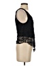 Chocolate Black Sleeveless Blouse Size S - photo 4