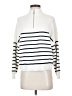 MNG Stripes White Pullover Sweater Size XS - photo 1